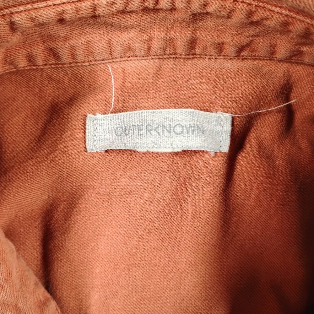 Outerknown S SEA Suit Jumpsuit Womens Orange Rust Utility Coveralls - Picture 2 of 10